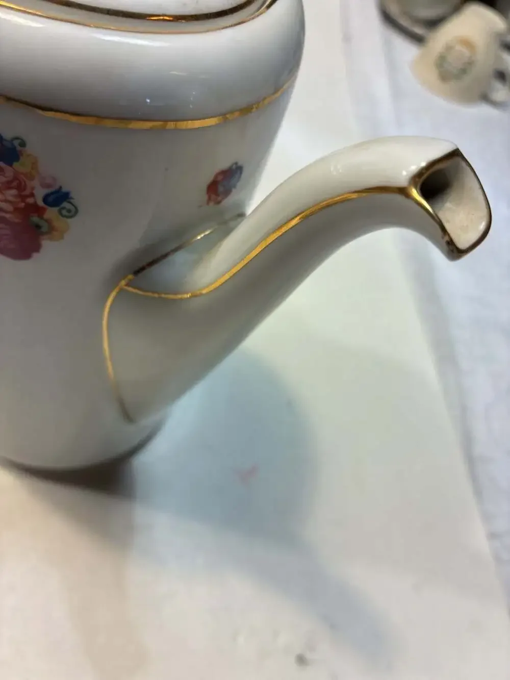3 piece set Heinrich & Co. (H&C) Selb Bavaria 'Mirzi' Porcelain Coffee Set with